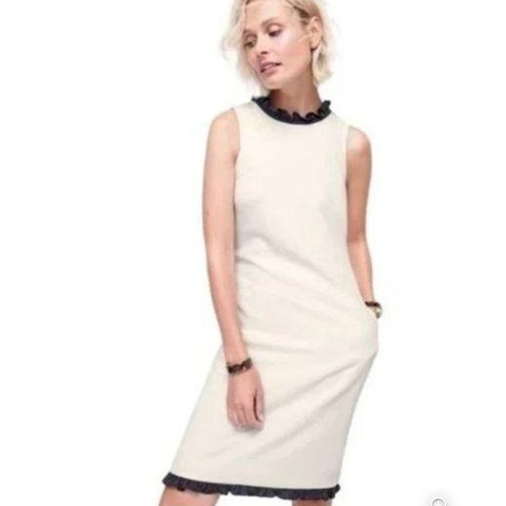 J.Crew Ruffle Trim Shift Dress - Picture 4 of 6